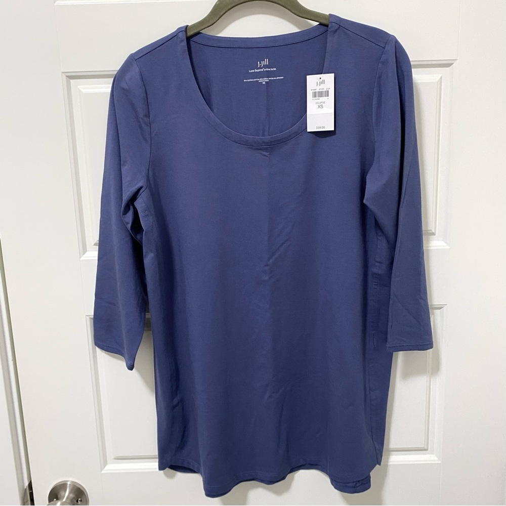 NWT J. Jill Luxe Supima A-Line Tunic XS